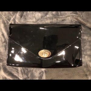 H&M Faux Patent Leather Clutch